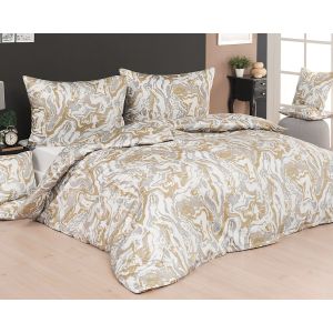 Povlečení Matějovský FIONA, láva, šedo-zlatá (více materiálů, rozměrů)