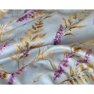 Povlečení Matějovský FRANCINE, levandule, modré, bavlněný satén, digitál (více rozměrů)