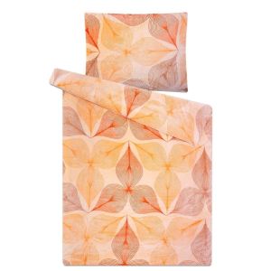 Povlečení SYMBIÓZA ORANŽOVÁ mikroflanel 140x200cm + 70x90cm