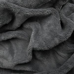 Prostěradlo MIKROFLANEL SLEEP WELL 90x200cm, tmavě šedé