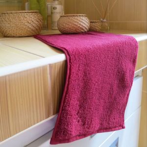 Mikrofroté ručník MIKROFROTÉ, vínový, 30x50cm