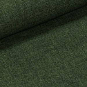 Šatovka BAVLNA / LEN, zelená žíhaná, š.150cm (látka v metráži)