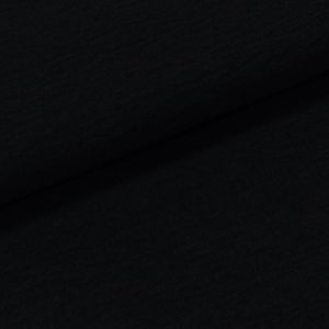 Šatovka směsová KREŠ 9824/36, jednobarevná černá, š.140cm (látka v metráži)