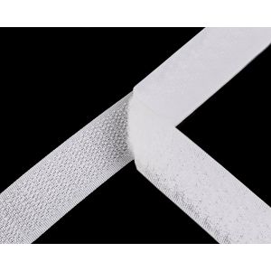 Suchý zip háček + plyš 750502 bílý, šířka 2cm (v metráži)