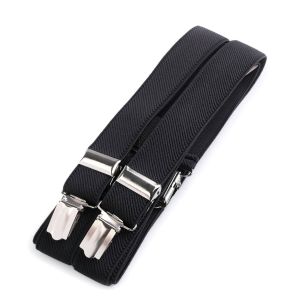 Šle pánské, délka 125cm, šíře 2,5cm, tvar X, černá, 650254/24