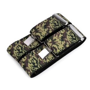 Šle pánské VOJENSKÉ / ARMY, délka 120cm, šíře 5cm, tvar Y, zelený maskáč, 650372/01