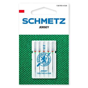 Strojové jehly SCHMETZ 130/705 H SUK VBS 70 BALL POINT, jersey univerzální, balení 5 kusů