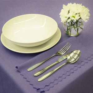 Nešpinivý / teflonový látkový ubrus UNI 0329 FIALOVÁ, (více rozměrů)