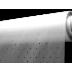 Ubrus PVC průhledný 0009D98, hvězdička vyrážená, š.130cm (metráž)