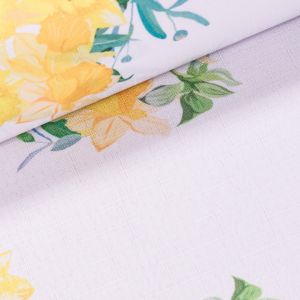 Ubrusovina / štola teflonová úprava, NARCIS, žlutá, š.38cm (metráž)