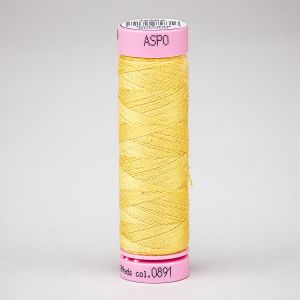 Univerzální šicí nit Amann ASPO 120 polyesterová, okrově žlutá 0891, návin 100m 