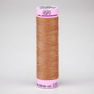Univerzální šicí nit Amann ASPO 120 polyesterová, světle hnědá 1055, návin 100m 