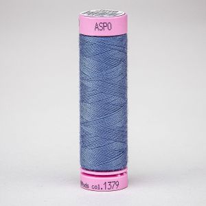 Univerzální šicí nit Amann ASPO 120 polyesterová, modro-fialová 1379, návin 100m 