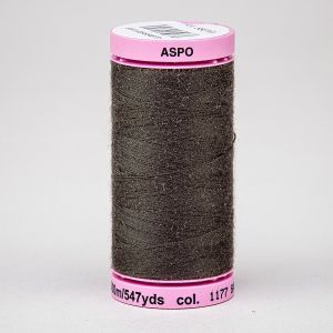 Univerzální šicí nit Amann ASPO 120 polyesterová, tmavě khaki zelená 1177, návin 500m 