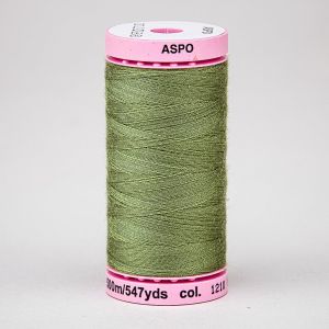 Univerzální šicí nit Amann ASPO 120 polyesterová, světlá khaki 1210, návin 500m 