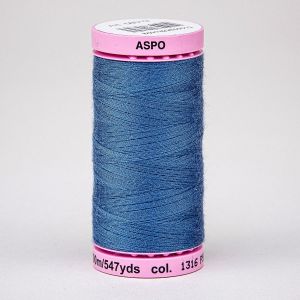 Univerzální šicí nit Amann ASPO 120 polyesterová, kobaltová modrá 1316, návin 500m 