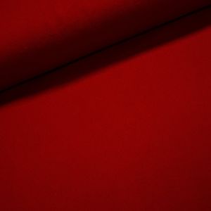 Bavlněný úplet TEPLÁKOVINA 81980245 UNI jednobarevná červená, š.180cm (látka v metráži)