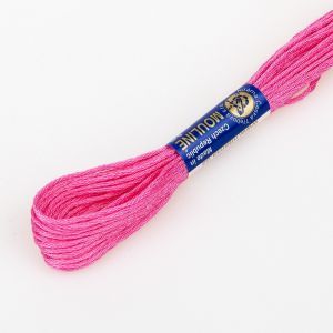 Vyšívací příze MOULINE / MULINKA 3332 růžová, jednobarevná, 2g/8m