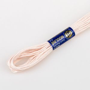 Vyšívací příze MOULINE / MULINKA 3712 bledá starorůžová, jednobarevná, 2g/8m