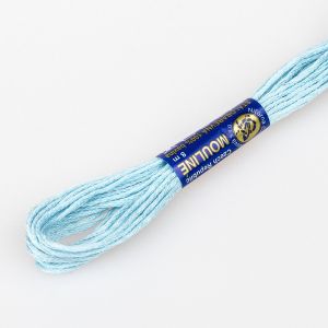Vyšívací příze MOULINE / MULINKA 5622 říční modrá, jednobarevná, 2g/8m