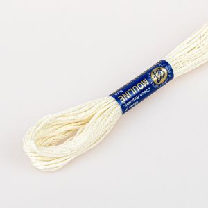 Vyšívací příze MOULINE / MULINKA 7112 tělová béžová, jednobarevná, 2g/8m