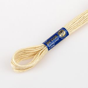 Vyšívací příze MOULINE / MULINKA 7122 světle hnědá, jednobarevná, 2g/8m