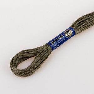 Vyšívací příze MOULINE / MULINKA 7952 srnčí hnědá, jednobarevná, 2g/8m