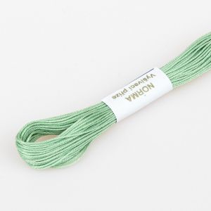 Vyšívací příze NORMA / BAVLNKA 6822 pistáciová zelená, jednobarevná, 1,5g/15m