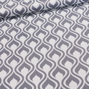 Zatemňovací / termoizolační závěs, blackout 10121/04 šedé plamínky, šířka 150cm (látka v metráži)