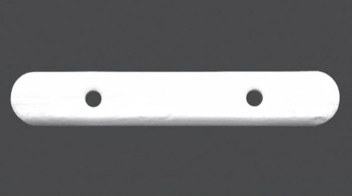 Olůvko / těžítko 56x11mm, boční, bílé, váha 25g