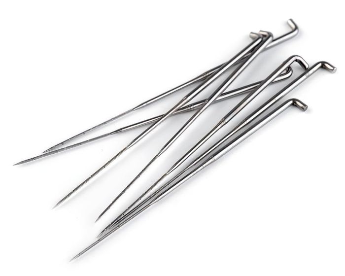 Jehly na plstění 020751/2 (40), sada 7kusů, velikost 0,6mm, délka 78 mm