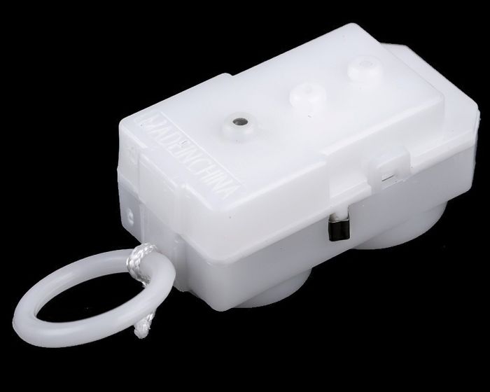 Vibrující strojek 18x54 mm, 800089 bílý, délka provázku 17cm