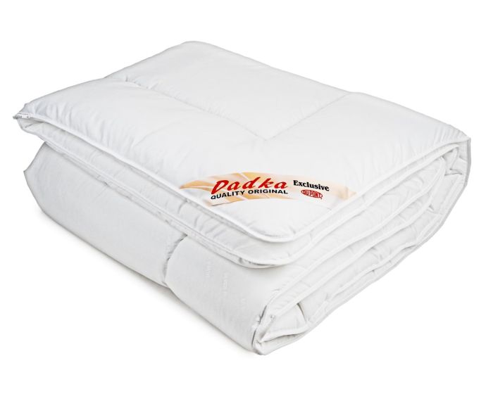 Letní prošívaná antibakteriální přikrývka Dadka EXCLUSIVE SILVER z dutého vlákna, bílá (více rozměrů, hmotností)