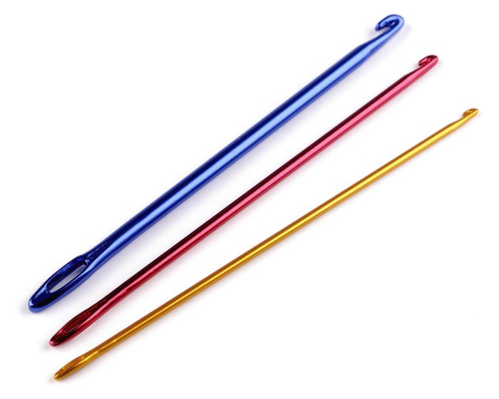 Háčky s očkem pro knooking 930285, sada 3 velikostí (3, 4, 6 mm)