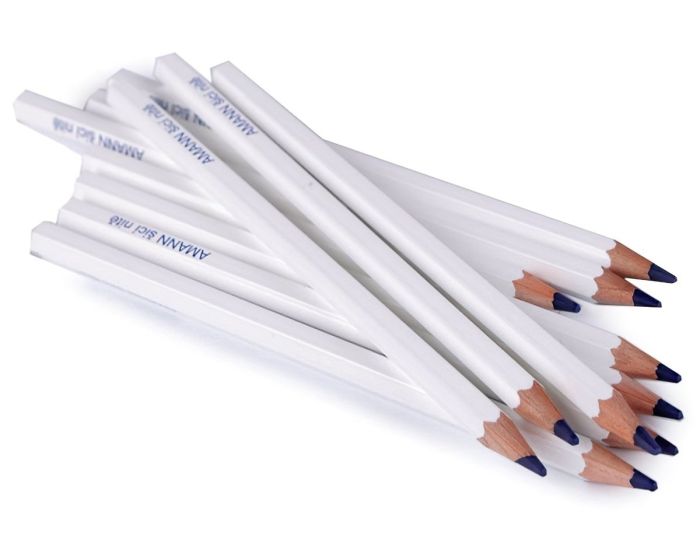 Krejčovská křídová tužka, ořezávací, AMANN 050769/2, modrá