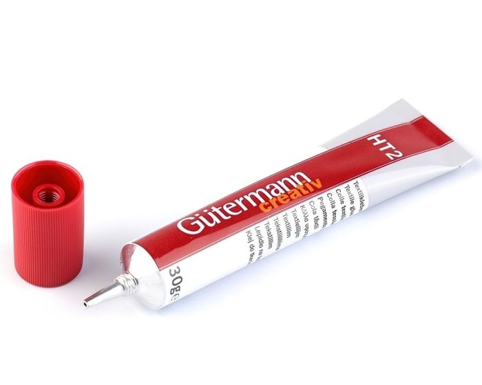 Lepidlo na textil GÜTERMANN HT2 CREATIV, průhledné lepidlo na látky, 30g