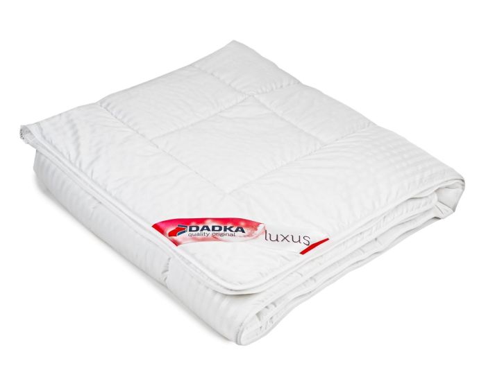 Letní prošívaná přikrývka Dadka LUXUS z dutého vlákna, bílá (více rozměrů, hmotností)