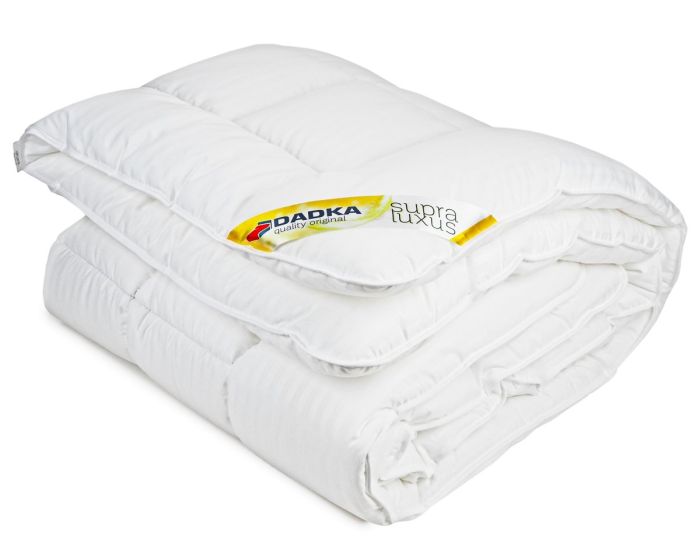 Zimní prošívaná termo přikrývka Dadka LUXUS SUPRA z dutého vlákna, bílá (více rozměrů, hmotností)
