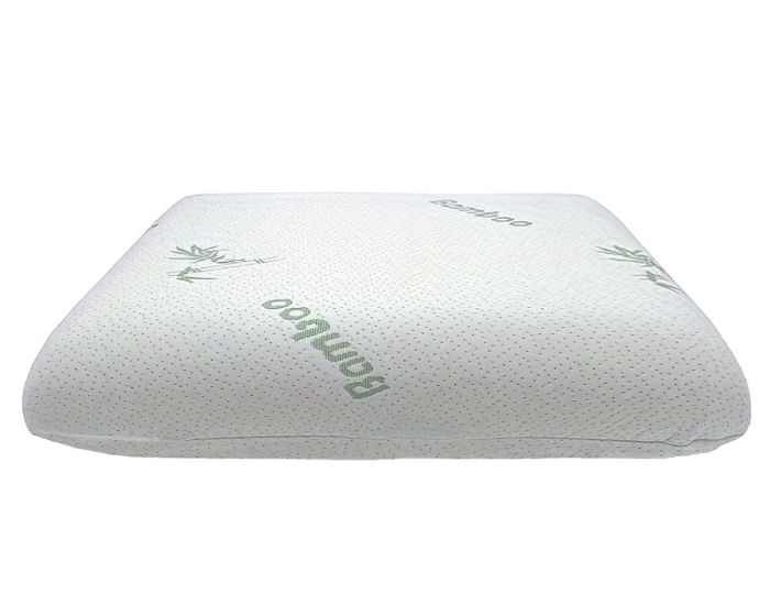 Polštář anatomický BAMBOO NORMAL ze zdravotní paměťové viskoelastické pěny, 38x58cm, se zipem