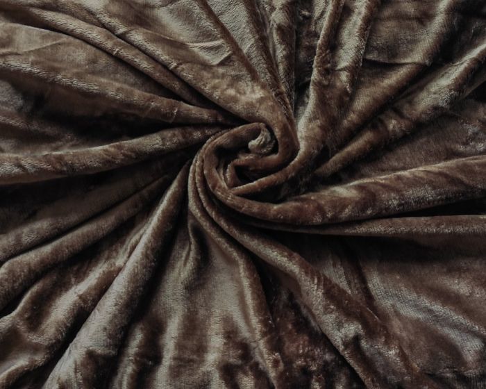 Prostěradlo MIKROFLANEL MyHOUSE 90x200cm, hnědé