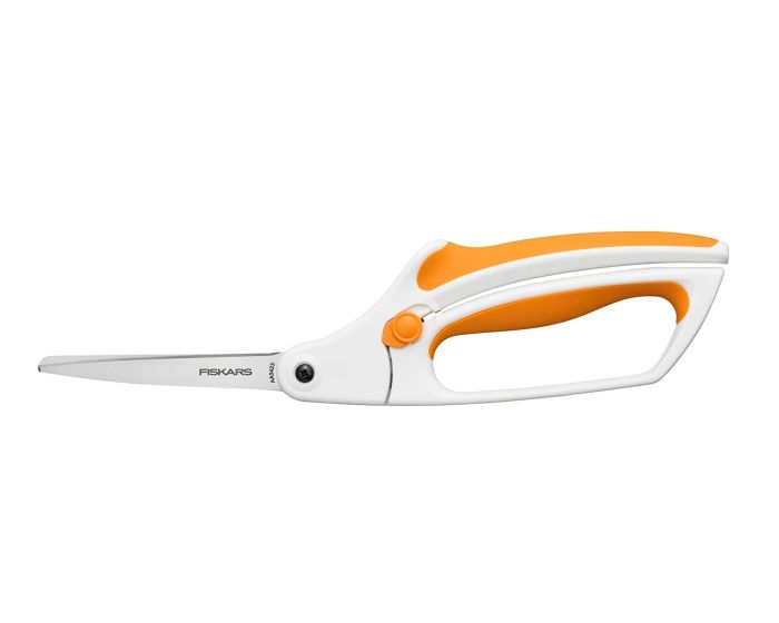 Pružinové nůžky FISKARS PREMIER EasyAction na látky, ergonomická rukojeť, 26 cm