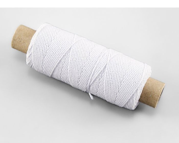 Pružná nit / guma 40122/1101 bílá 1101, návin 30m, průměr 1 mm