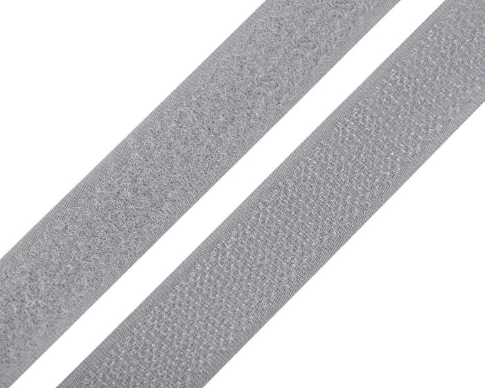 Suchý zip háček + plyš 740843/134 holubí šedá, šířka 2cm (v metráži)