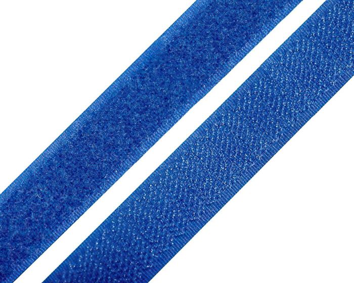 Suchý zip háček + plyš 740843/918 královsky modrý, šířka 2cm (v metráži)