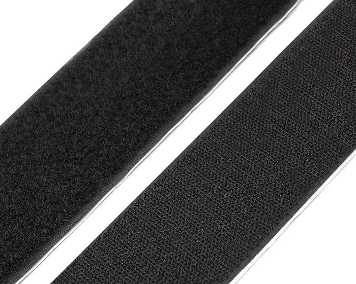 Suchý zip háček + plyš samolepící 070202 černý, šířka 5cm (v metráži)