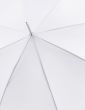 Bílý / svatební deštník DOPPLER 74063WE, holový, vystřelovací, délka 86cm