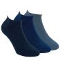 Ponožky bavlněné sneakers 35015, barevné mix, letní, elastické, pánské, 3 páry (více velikostí)