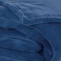 Deka z mikroplyše CORAL FLEECE jednobarevná UNI TMAVĚ MODRÁ, 150x200cm
