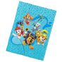 Dětská deka z mikrovlákna (coral fleece) TLAPKOVÁ PATROLA LÉTAJÍCÍ JEDNOTKA, tyrkysová, 150x200cm