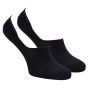 Ponožky letní nízké sneaker bavlněné 9800122 černé, ťapky, jednobarevné, dámské, 2 páry (více velikostí)